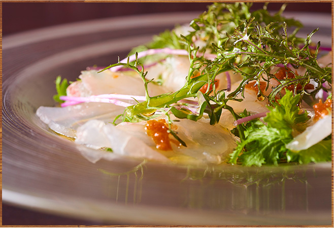 鮮魚のカルパッチョ